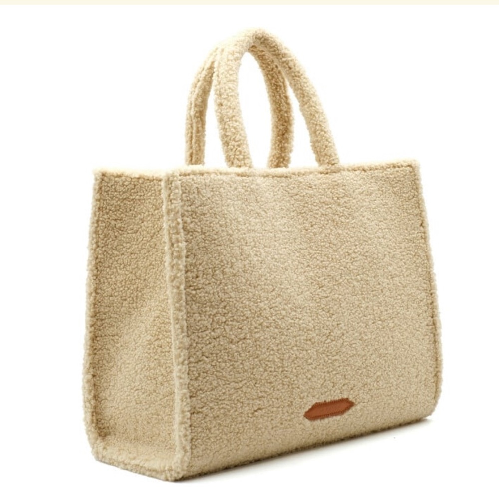 Poolside Shearling Tote